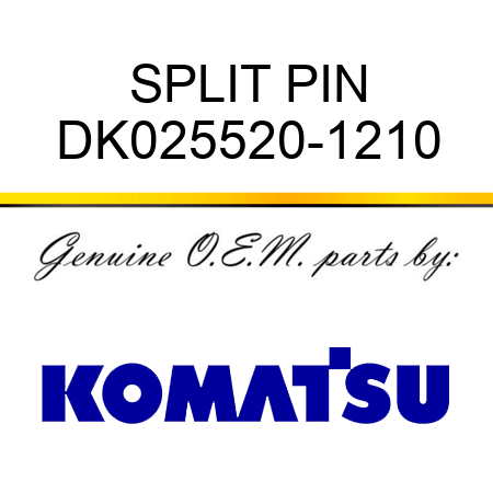 SPLIT PIN DK025520-1210