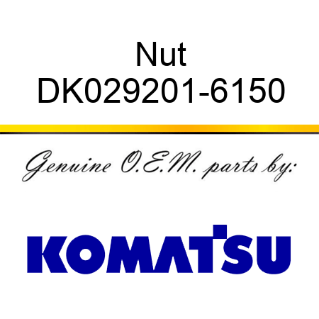 Nut DK029201-6150