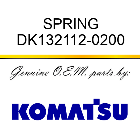 SPRING DK132112-0200