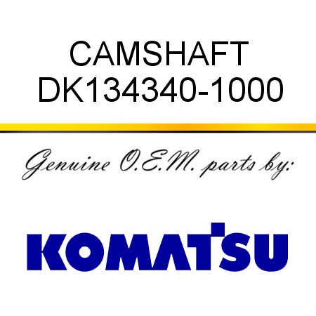CAMSHAFT DK134340-1000