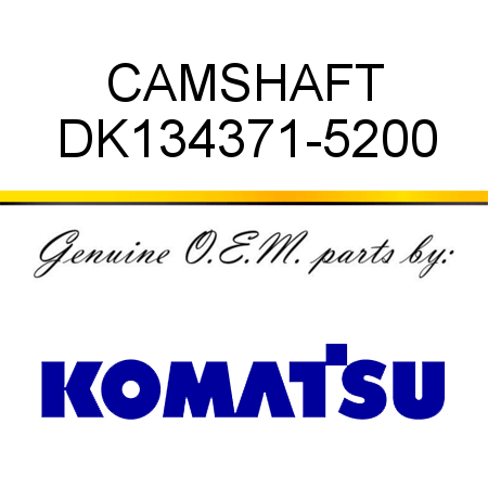 CAMSHAFT DK134371-5200