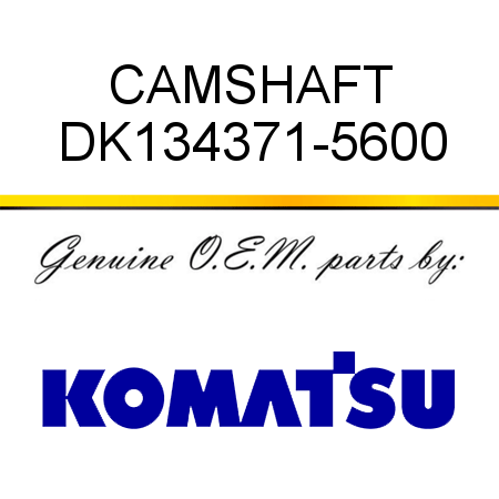 CAMSHAFT DK134371-5600
