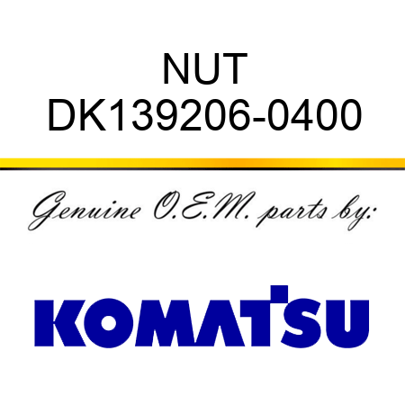NUT DK139206-0400