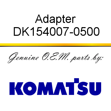 Adapter DK154007-0500