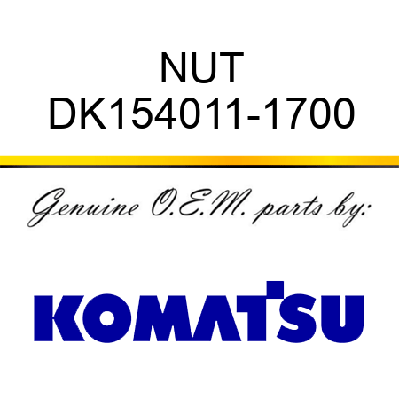 NUT DK154011-1700