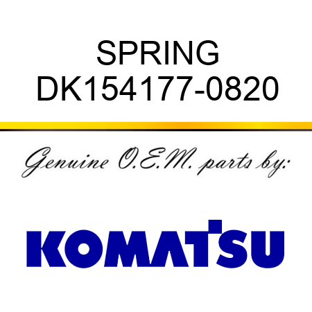 SPRING DK154177-0820