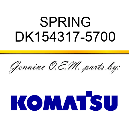 SPRING DK154317-5700