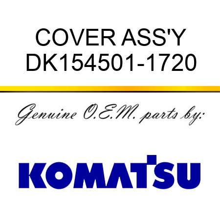 COVER ASS'Y DK154501-1720