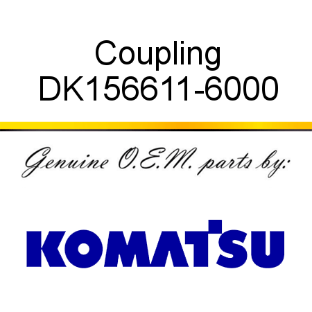 Coupling DK156611-6000