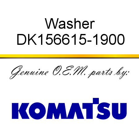 Washer DK156615-1900