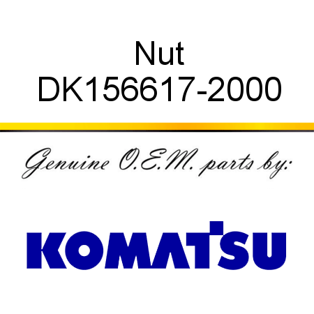 Nut DK156617-2000