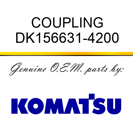 COUPLING DK156631-4200