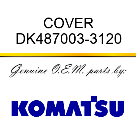 COVER DK487003-3120