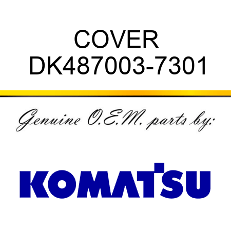 COVER DK487003-7301