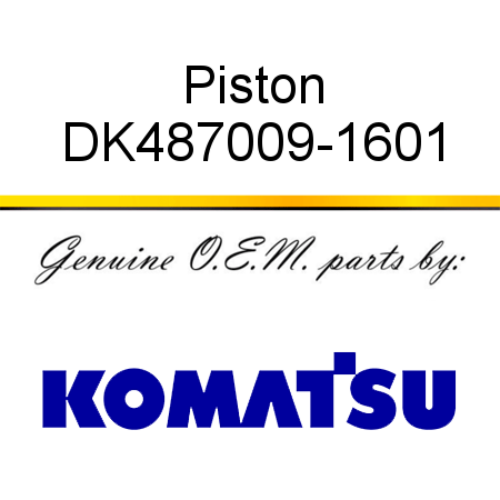 Piston DK487009-1601