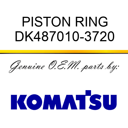PISTON RING DK487010-3720