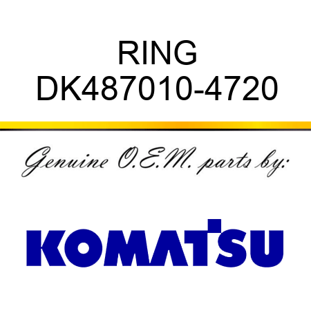 RING DK487010-4720