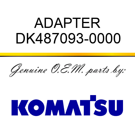 ADAPTER DK487093-0000