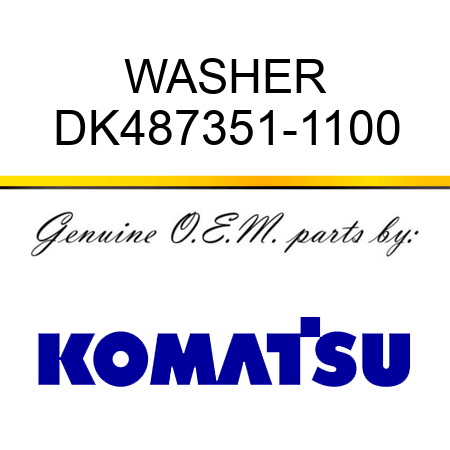 WASHER DK487351-1100