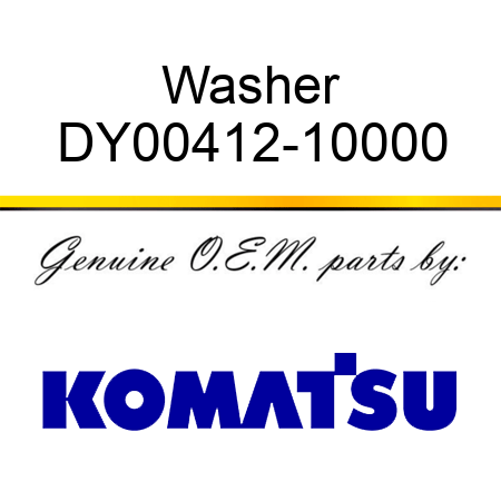 Washer DY00412-10000