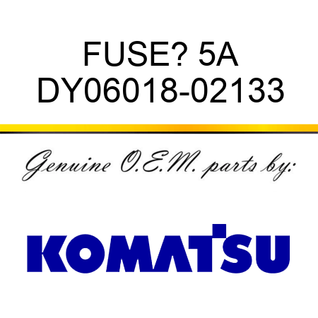 FUSE? 5A DY06018-02133