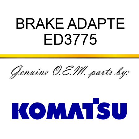 BRAKE ADAPTE ED3775