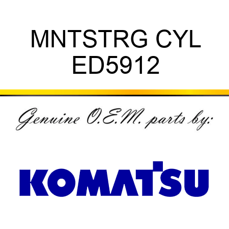 MNT,STRG CYL ED5912