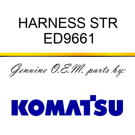 HARNESS STR ED9661