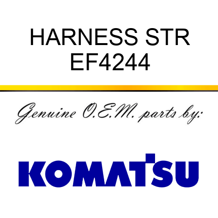 HARNESS STR EF4244