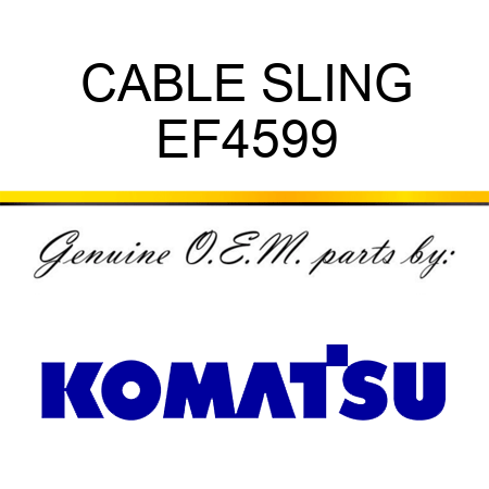 CABLE SLING EF4599