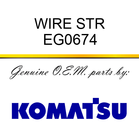 WIRE STR EG0674