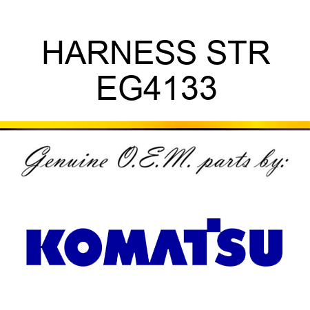 HARNESS STR EG4133