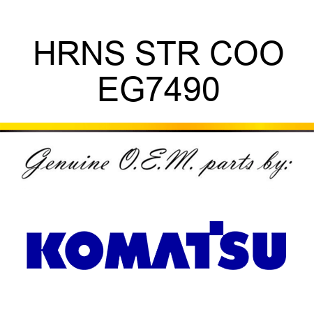 HRNS STR COO EG7490