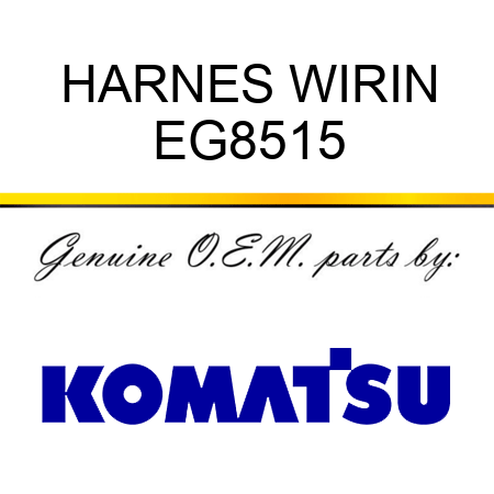 HARNES WIRIN EG8515