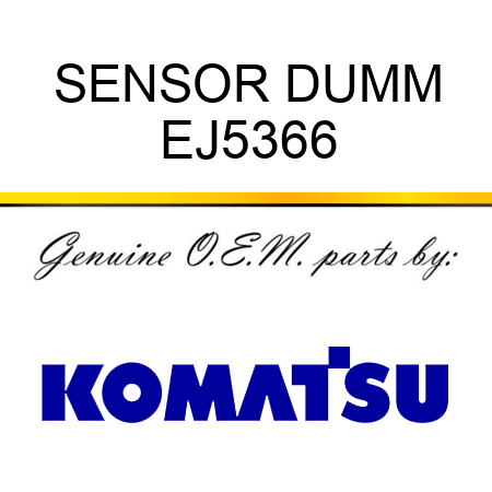 SENSOR, DUMM EJ5366