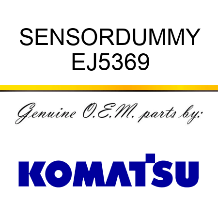 SENSOR,DUMMY EJ5369
