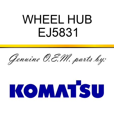WHEEL HUB EJ5831