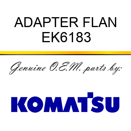 ADAPTER FLAN EK6183