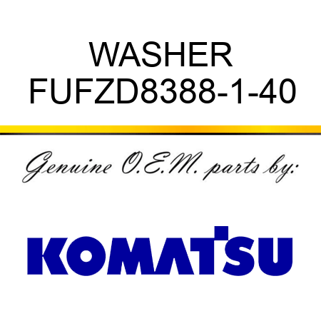 WASHER FUFZD8388-1-40