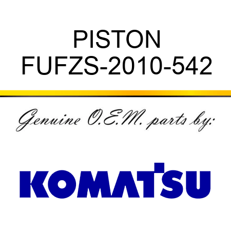 PISTON FUFZS-2010-542