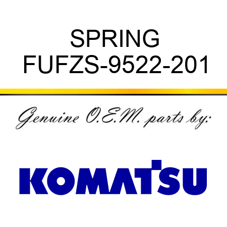 SPRING FUFZS-9522-201