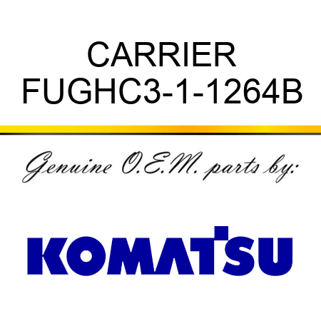 CARRIER FUGHC3-1-1264B