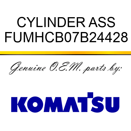 CYLINDER ASS FUMHCB07B24428