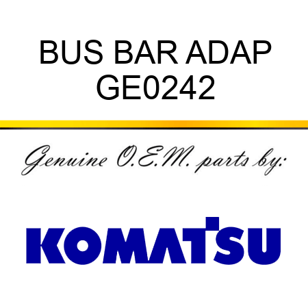 BUS BAR ADAP GE0242