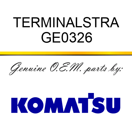 TERMINALSTRA GE0326