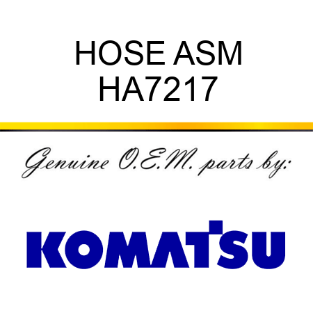 HOSE ASM HA7217
