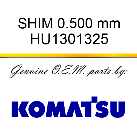 SHIM, 0.500 mm HU1301325
