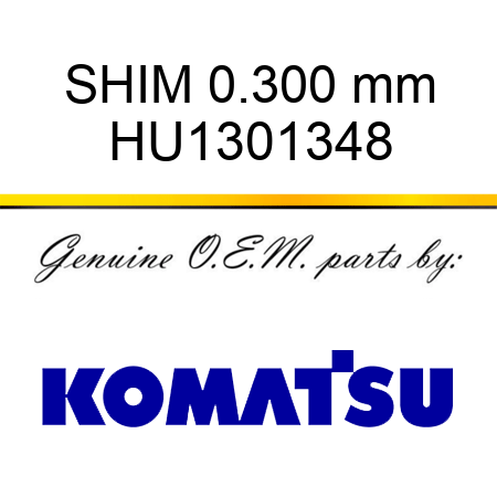 SHIM, 0.300 mm HU1301348