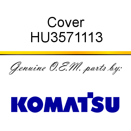 Cover HU3571113