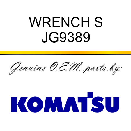 WRENCH S JG9389